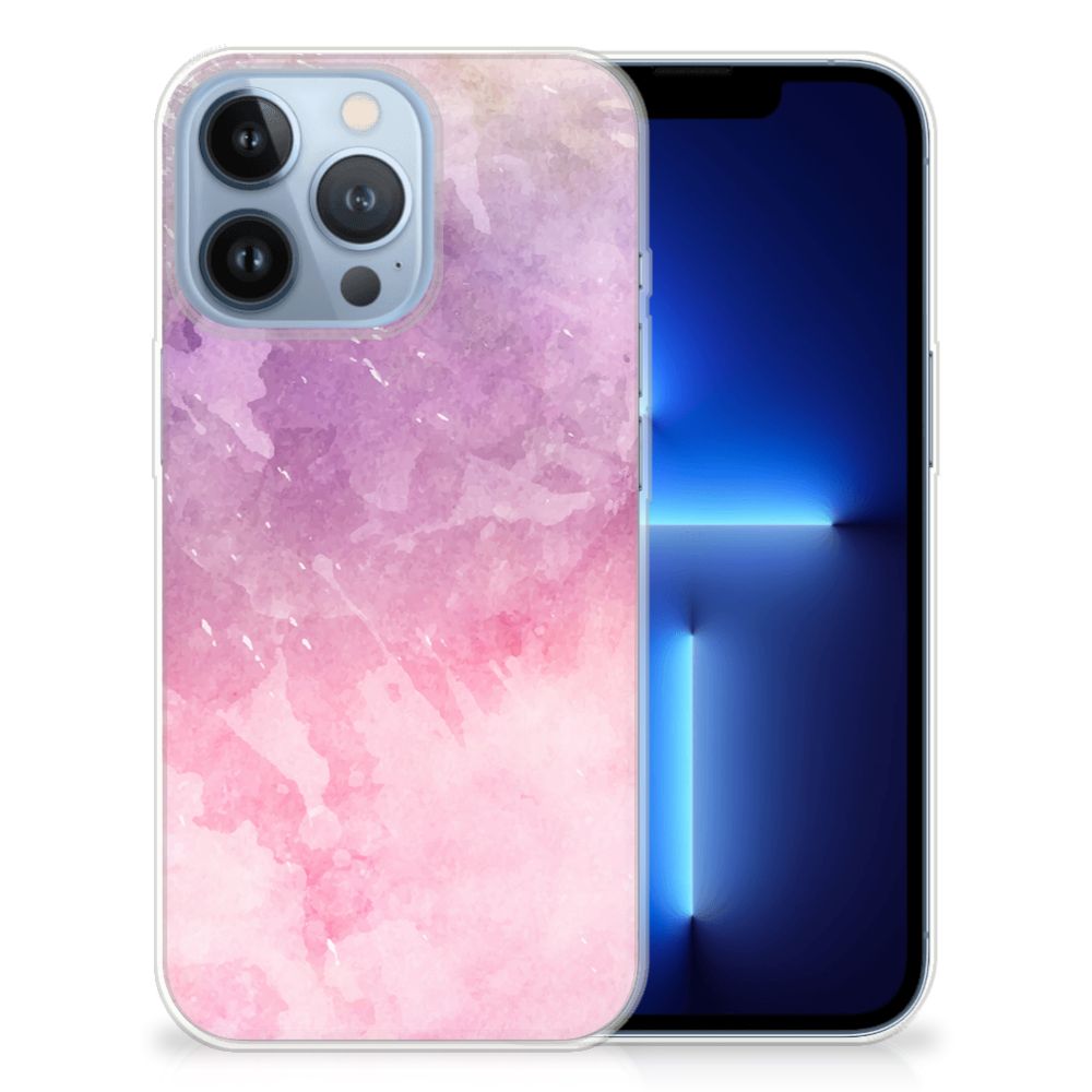 Hoesje maken Apple iPhone 13 Pro Pink Purple Paint B2C Telecom