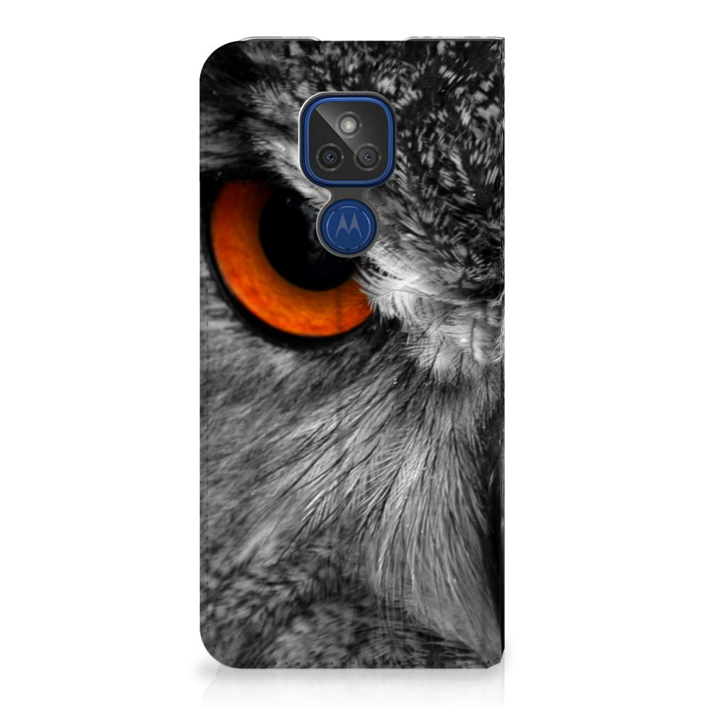 Motorola Moto G9 Play Hoesje maken Uil - B2C Telecom