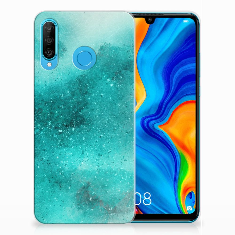 Hoesje maken Huawei P30 Lite Painting Blue