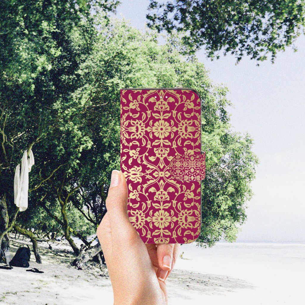 Wallet Case Samsung Galaxy S23 Barok Pink