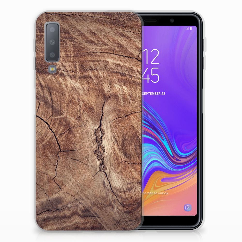 Samsung Galaxy A7 (2018) Bumper Hoesje Tree Trunk