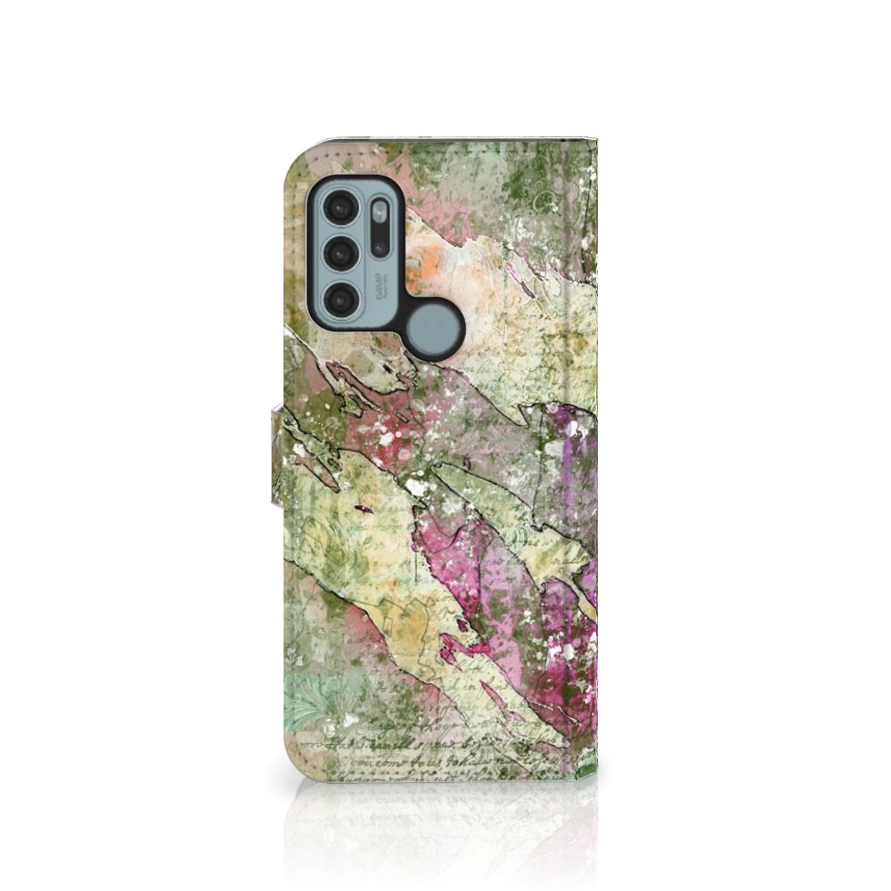 Hoesje Motorola Moto G60s Letter Painting