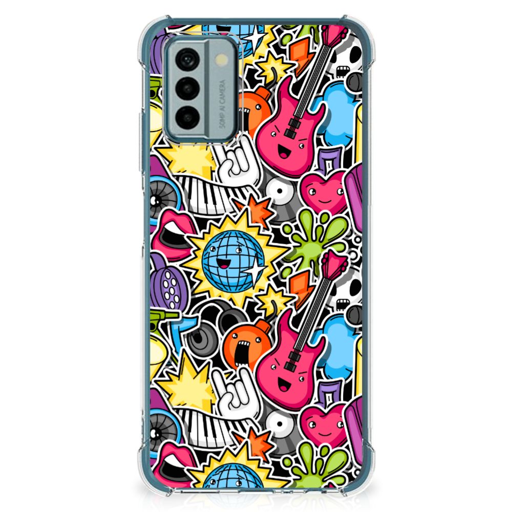 Nokia G22 Anti Shock Bumper Case Punk Rock