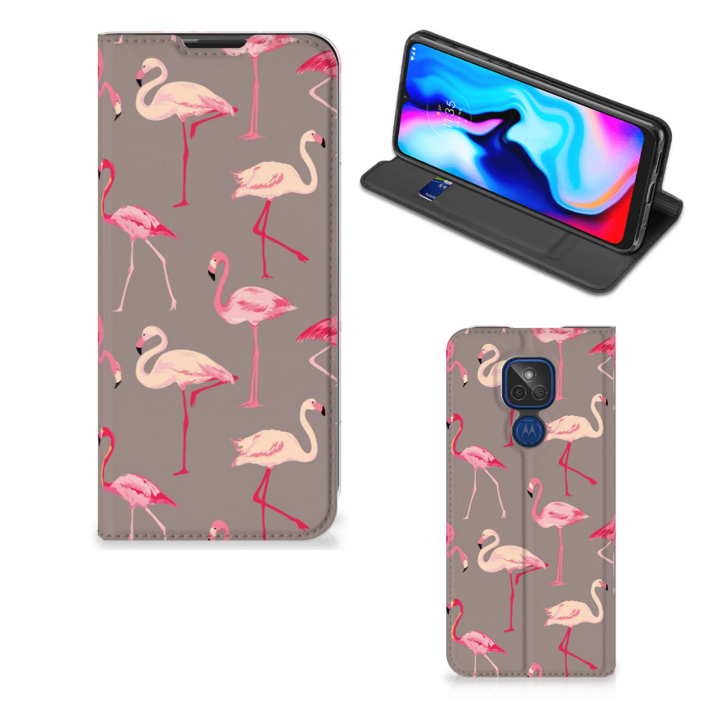 Motorola Moto G9 Play Hoesje maken Flamingo - B2C Telecom