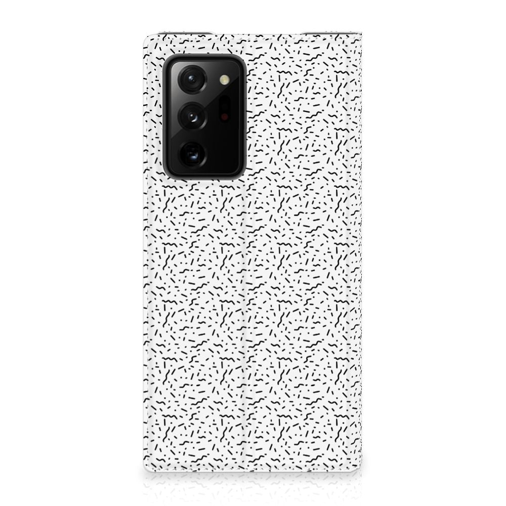 Samsung Galaxy Note 20 Ultra Hoesje met Magneet Stripes Dots - B2C Telecom