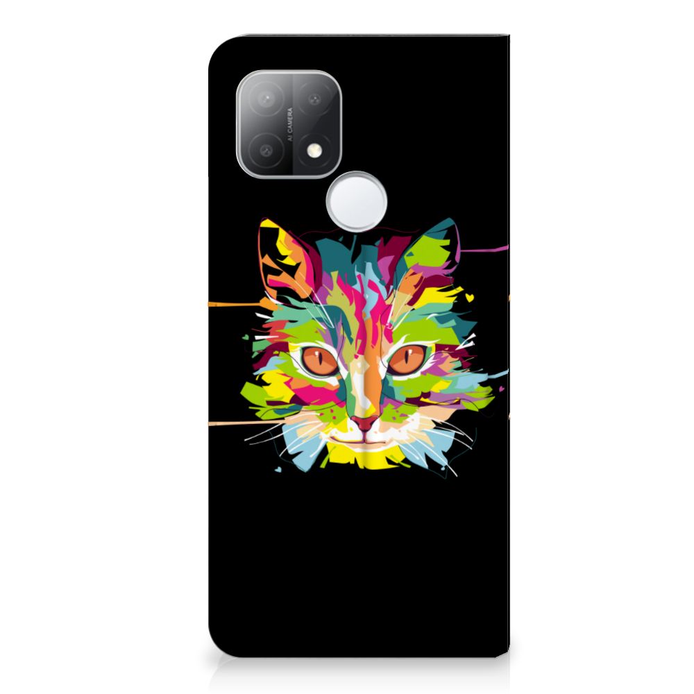 OPPO A15 Magnet Case Cat Color - B2C Telecom