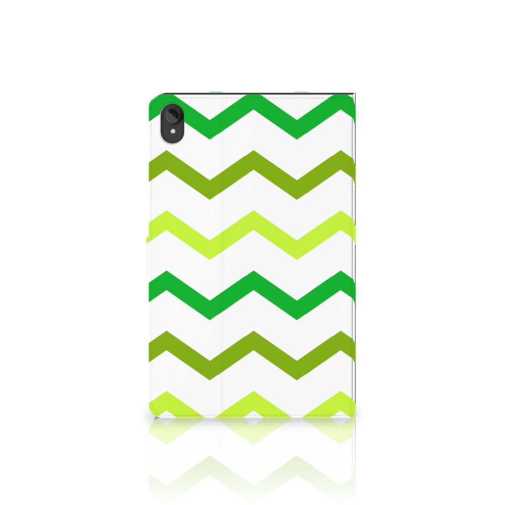 Lenovo Tab P11 | P11 Plus Tablet Hoes Zigzag Groen