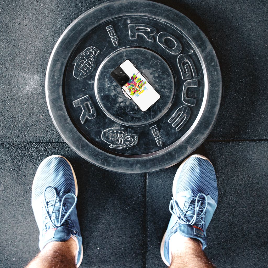 Samsung Galaxy S21 Ultra Hoesje Cat Color B2C Telecom