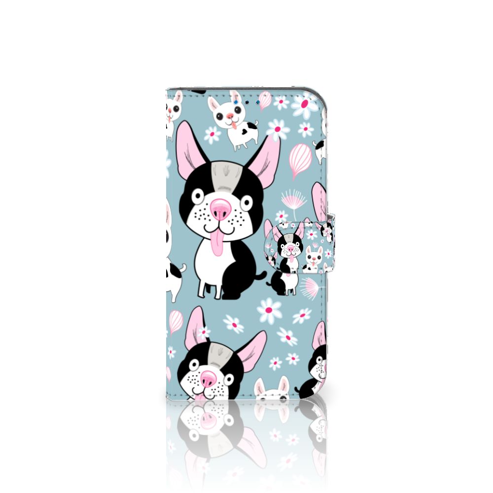 iPhone 14 Pro Telefoonhoesje met Pasjes Hondjes