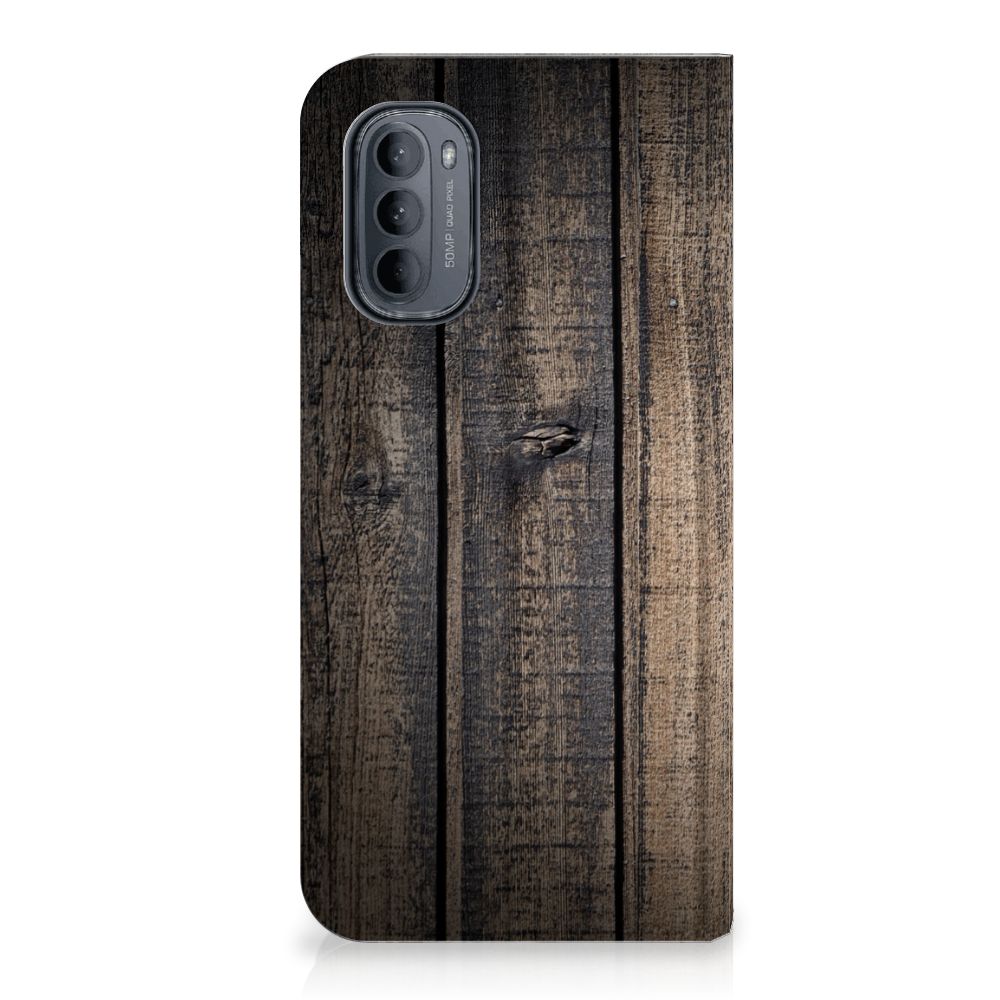 Motorola Moto G31 | G41 Book Wallet Case Steigerhout - B2C Telecom