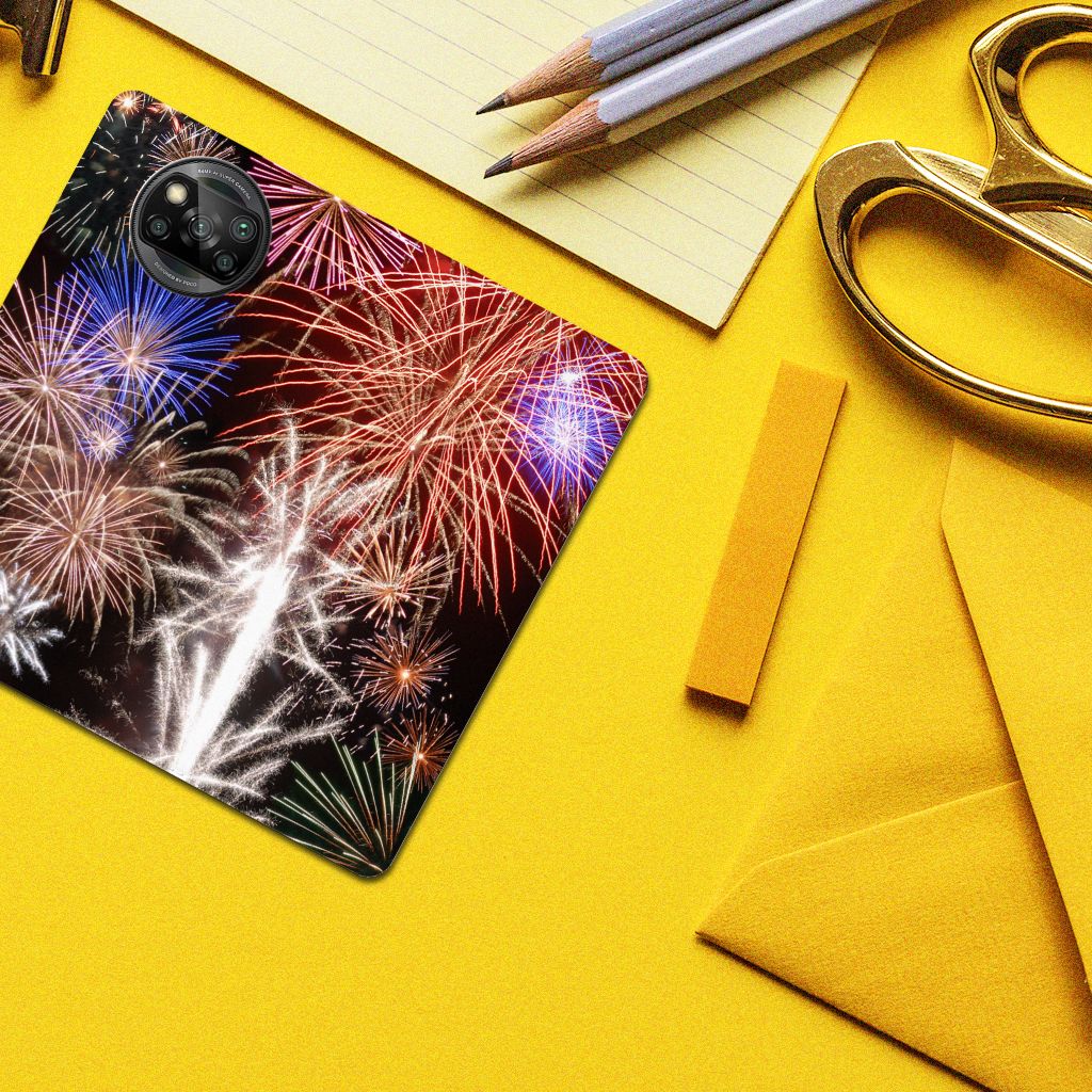 Xiaomi Poco X3 Pro | Poco X3 Hippe Standcase Vuurwerk - B2C Telecom