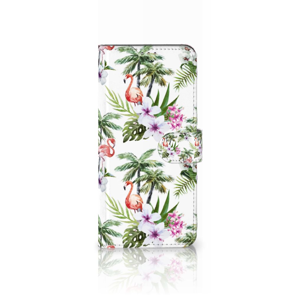 Motorola Moto G60 Telefoonhoesje met Pasjes Flamingo Palms
