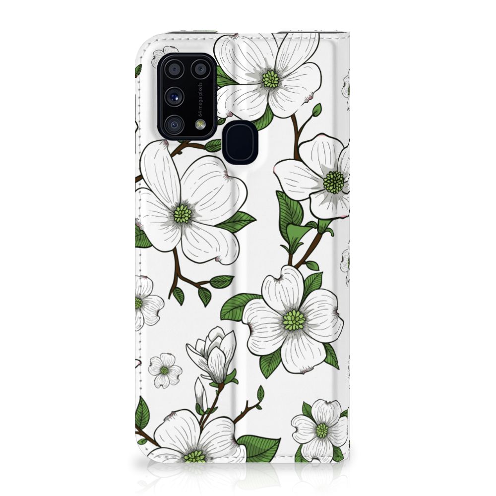 Samsung Galaxy M31 Smart Cover Dogwood Flowers - B2C Telecom