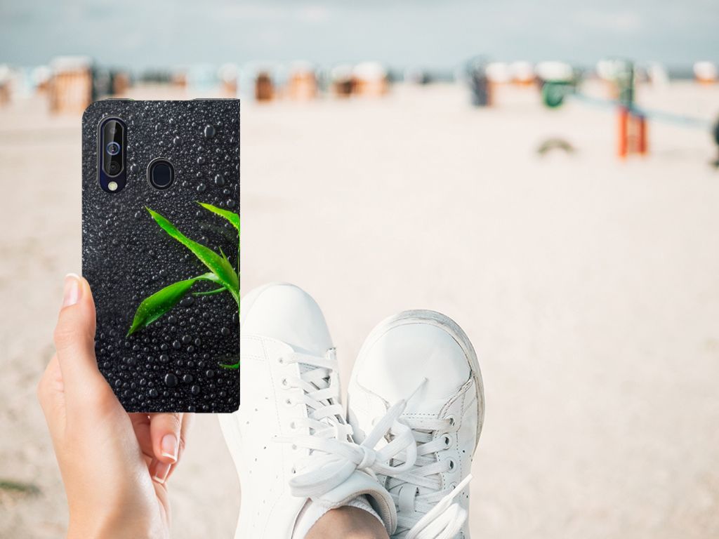 Samsung Galaxy A60 Smart Cover Orchidee
