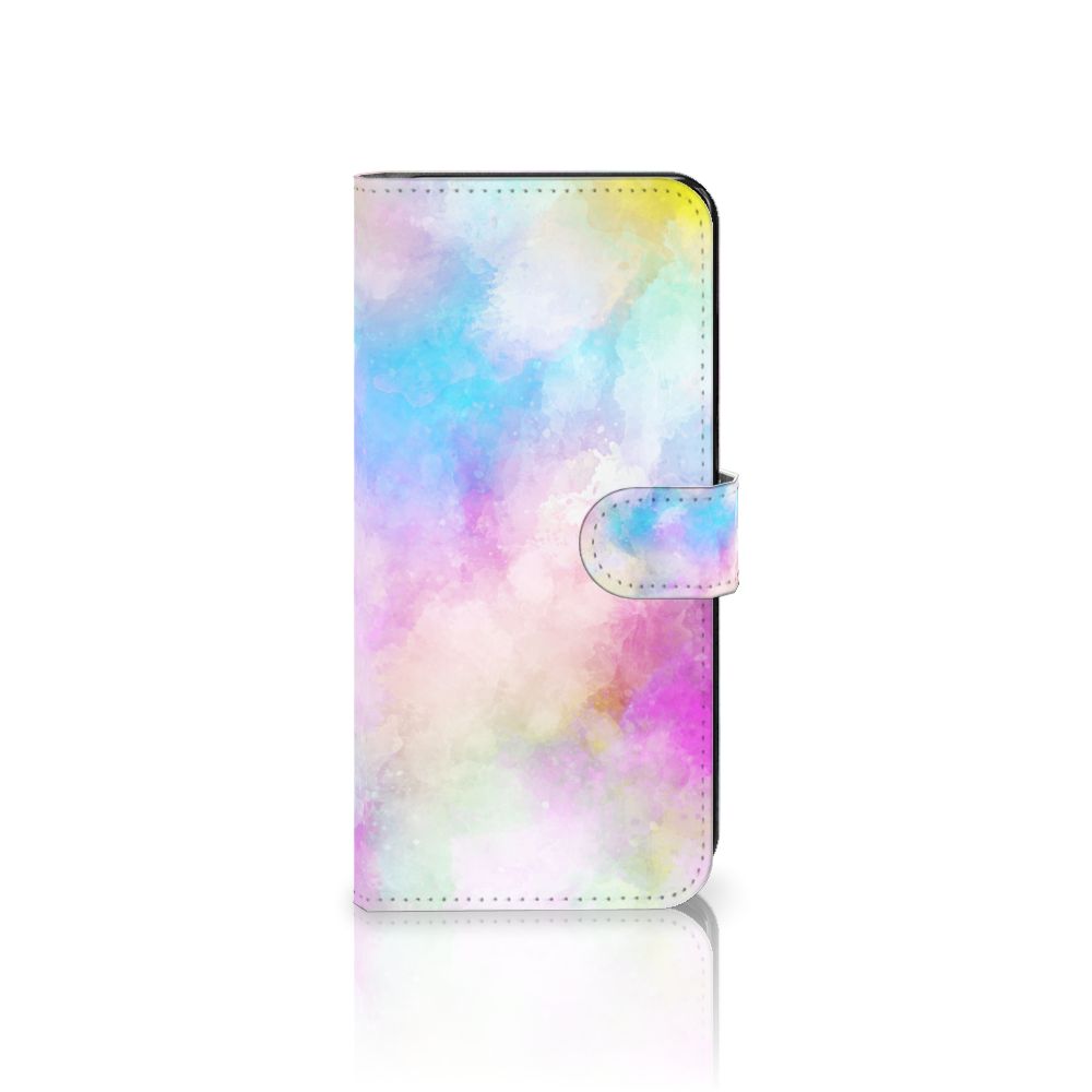 Hoesje Samsung Galaxy A34 Watercolor Light met pastelkleuren en unieke watercolor uitstraling.