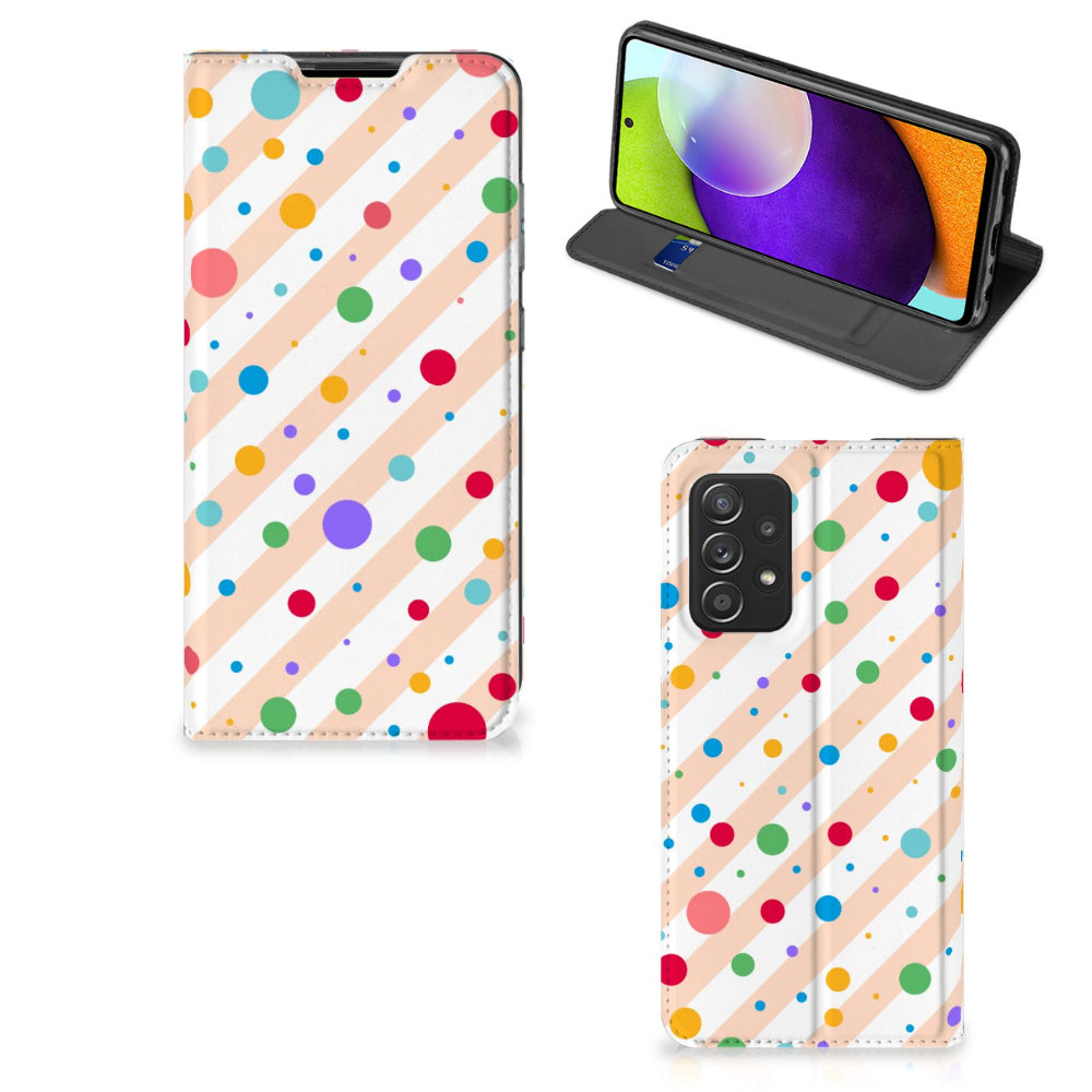 Samsung Galaxy A52 Hoesje met Magneet Dots