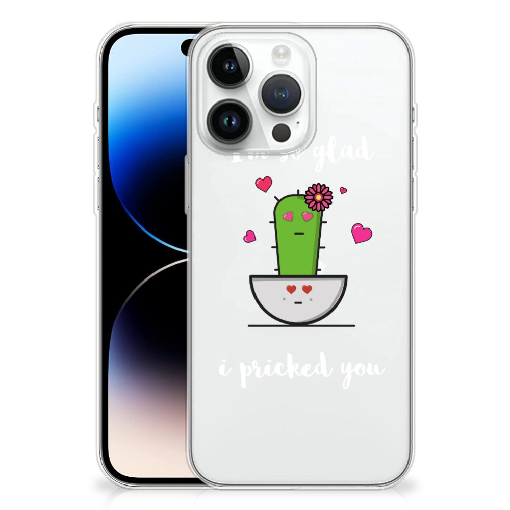 iPhone 14 Pro Max Telefoonhoesje met Naam Cactus Glad B2C Telecom