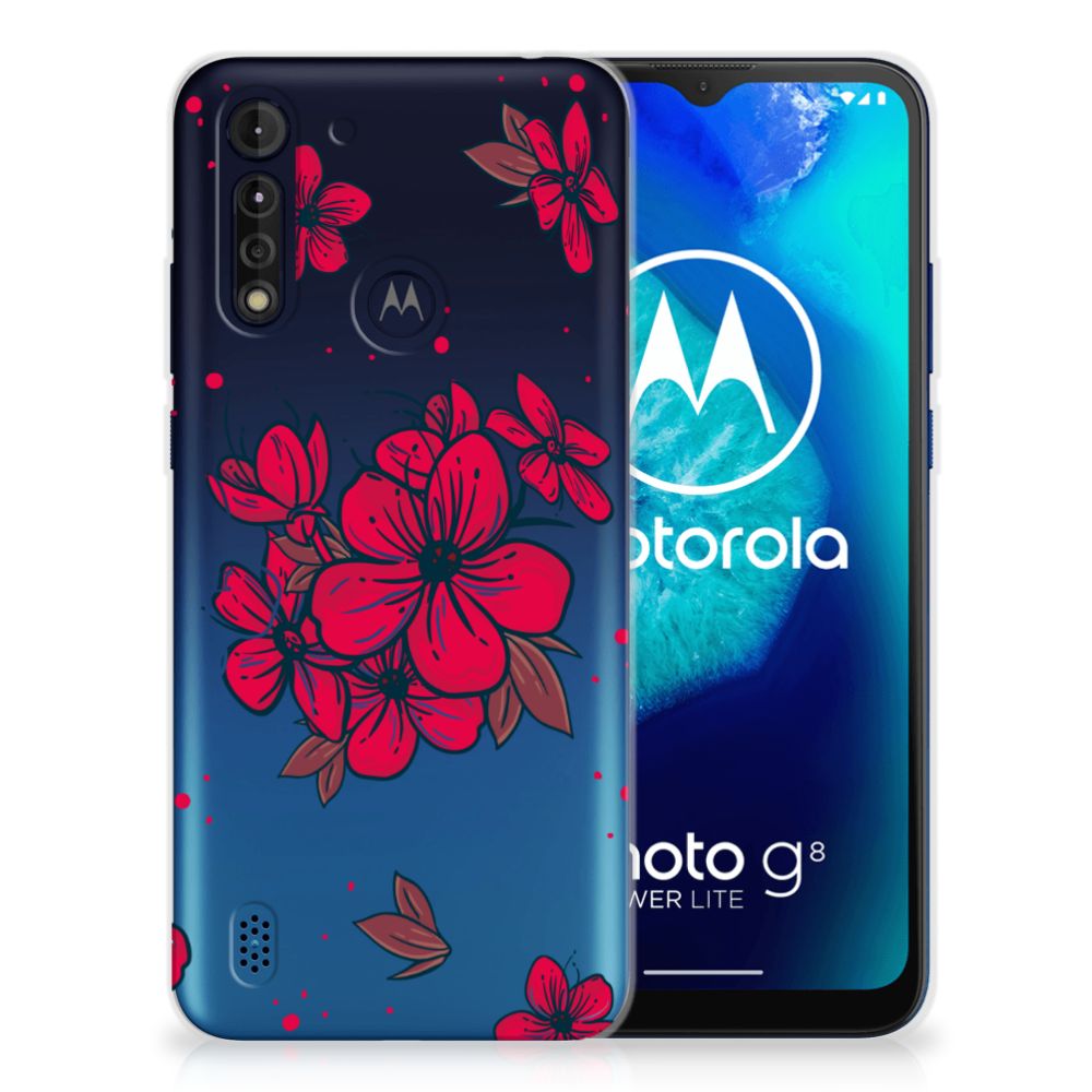 Motorola Moto G8 Power Lite TPU Case Blossom Red B2C Telecom