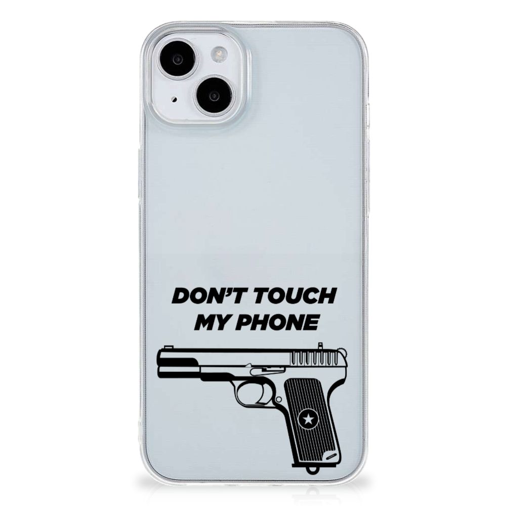iPhone 15 Silicone-hoesje Pistol DTMP