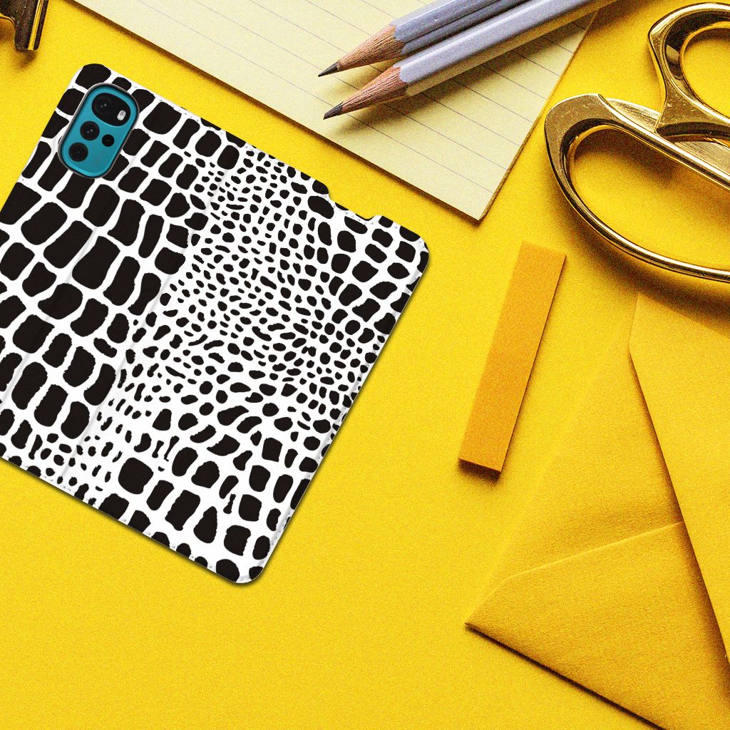 Motorola Moto G22 Hoesje maken Slangenprint - B2C Telecom