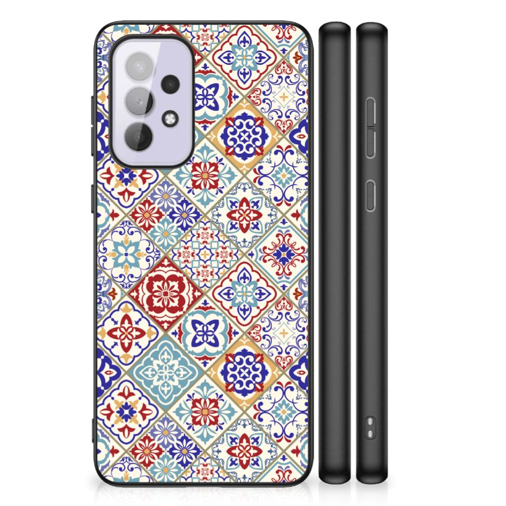 Samsung Galaxy A33 5G Marmeren Print Telefoonhoesje Tiles Color B2C Telecom
