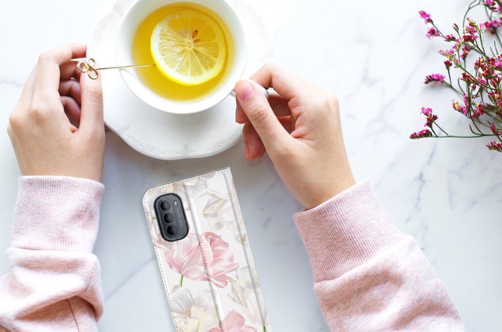 Motorola Moto G31 | G41 Smart Cover Lovely Flowers - B2C Telecom