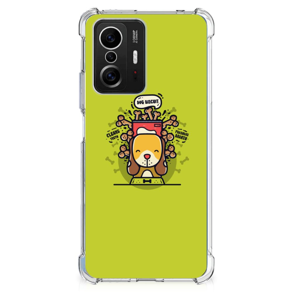 Xiaomi 11T | 11T Pro Stevig Bumper Hoesje Doggy Biscuit