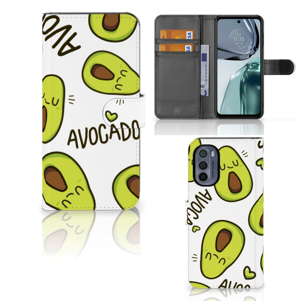 Motorola Moto G62 5G Leuk Hoesje Avocado Singing