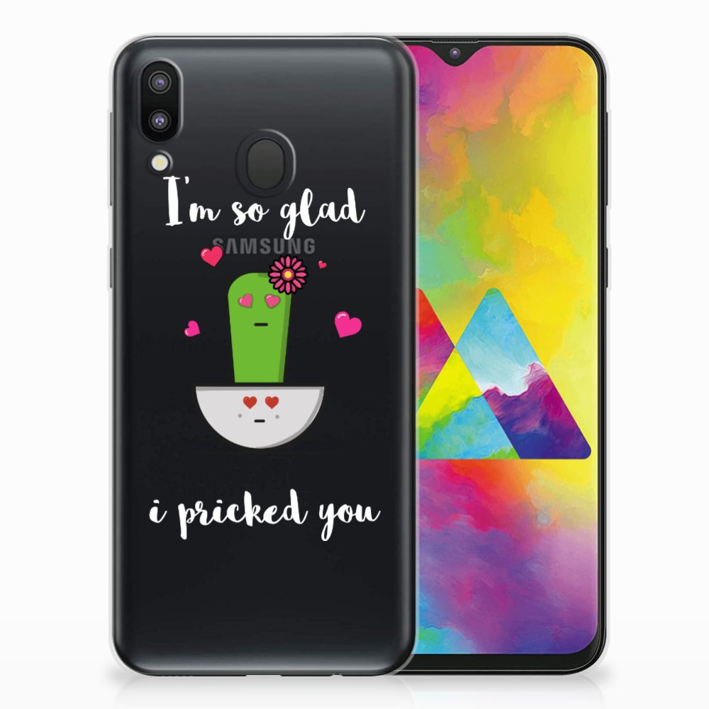 Samsung Galaxy M20 (Power) Telefoonhoesje met Naam Cactus Glad