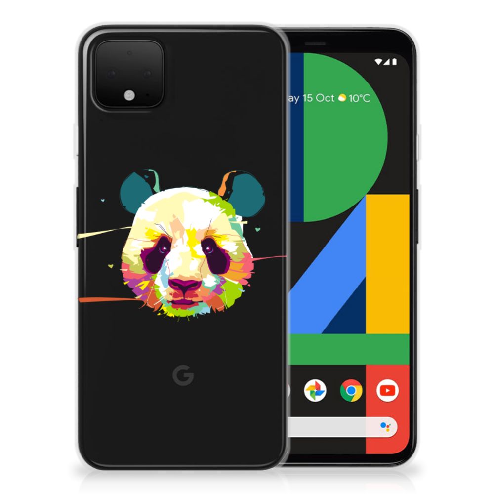 Google Pixel 4 XL Telefoonhoesje met Naam Panda Color