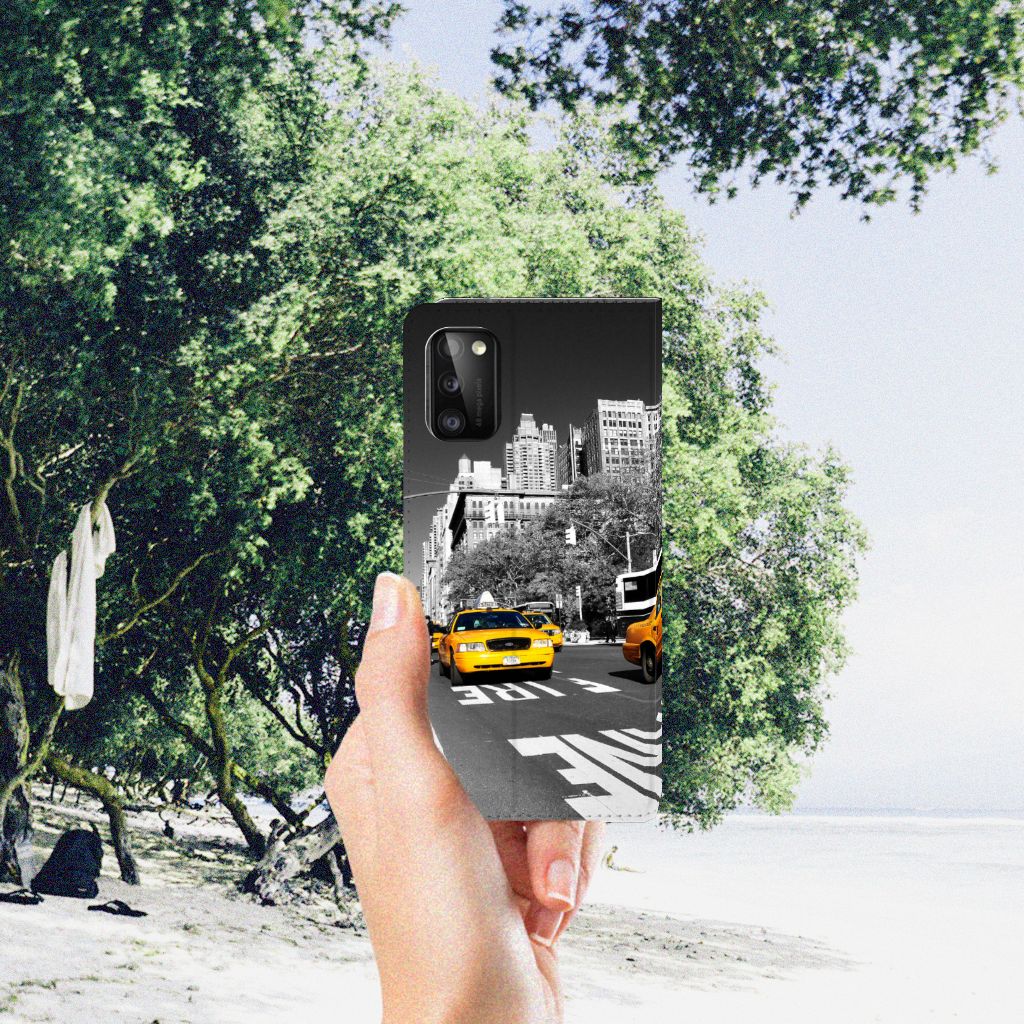 Samsung Galaxy A41 Book Cover New York Taxi - B2C Telecom