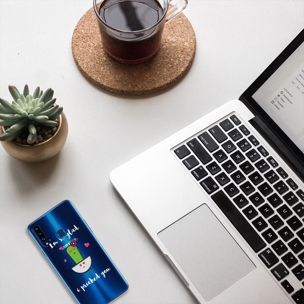 Samsung Galaxy A20s Telefoonhoesje met Naam Cactus Glad B2C Telecom