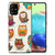 Samsung Galaxy A71 Dierenprint Telefoonhoesje Vrolijke Uilen B2C Telecom