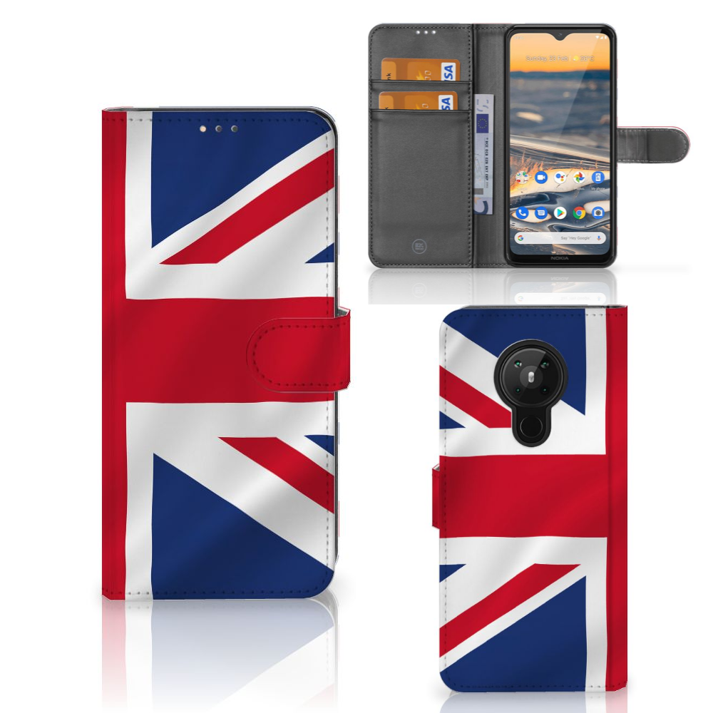 Nokia 5.3 Bookstyle Case Groot-Brittannië