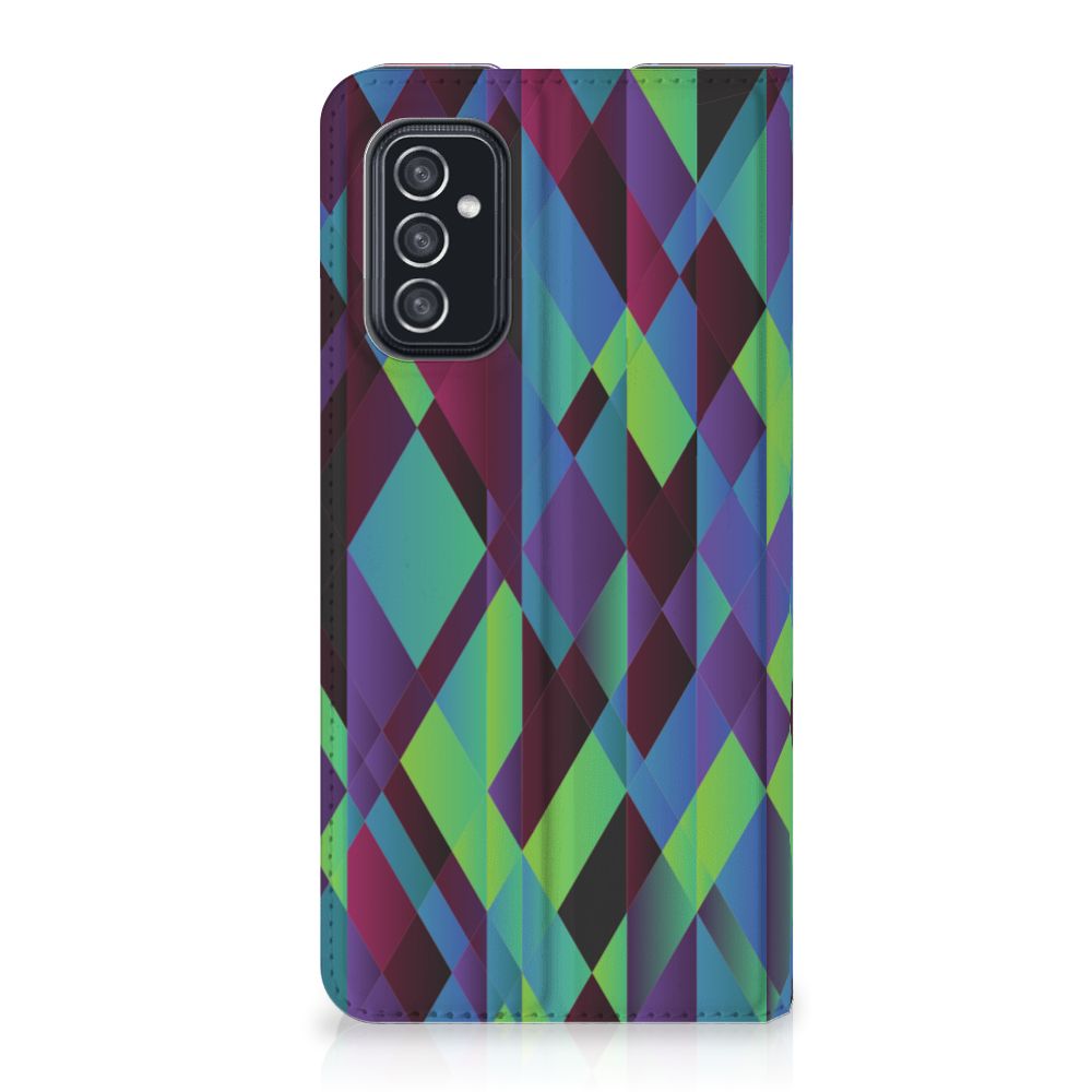 Samsung Galaxy M52 Stand Case Abstract Green Blue - B2C Telecom