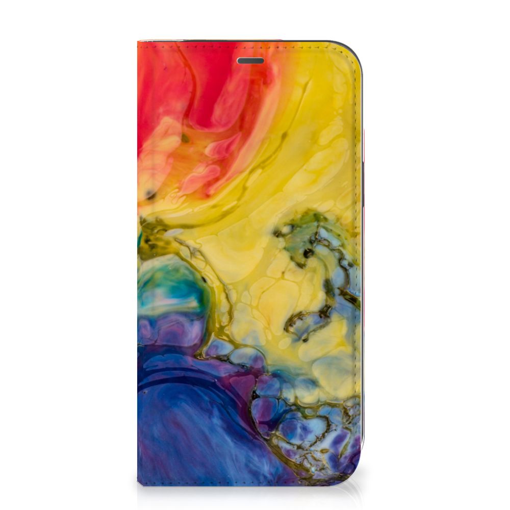 Bookcase iPhone 12 Pro Max Watercolor Dark - B2C Telecom