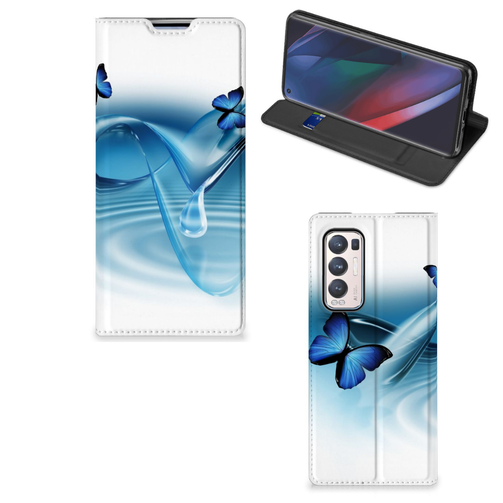 OPPO Find X3 Neo Hoesje maken Vlinders - B2C Telecom