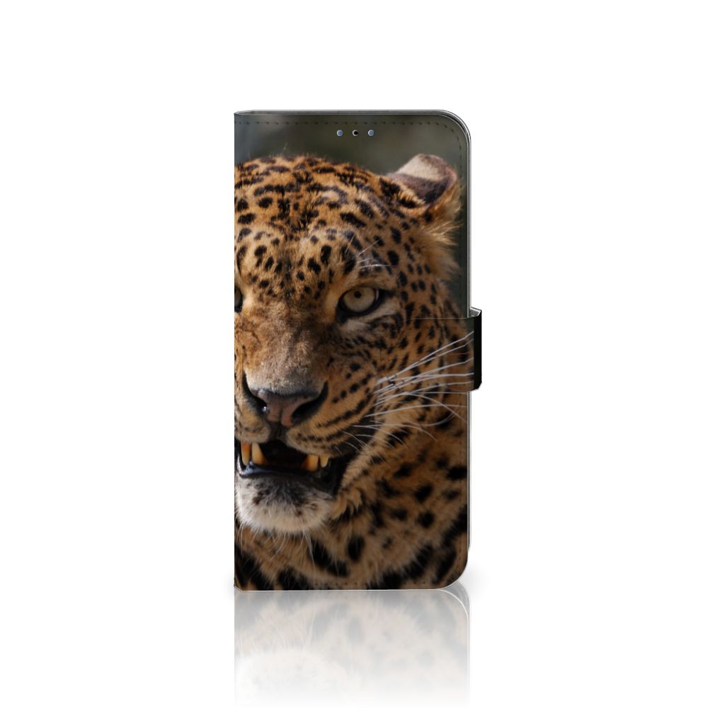 Samsung Galaxy A03s Telefoonhoesje met Pasjes Luipaard