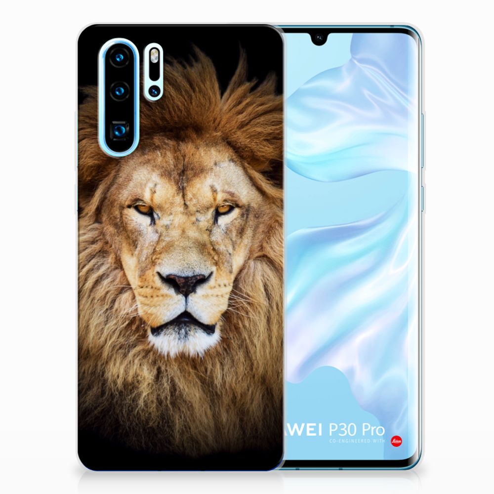 Huawei P30 Pro TPU Hoesje Leeuw