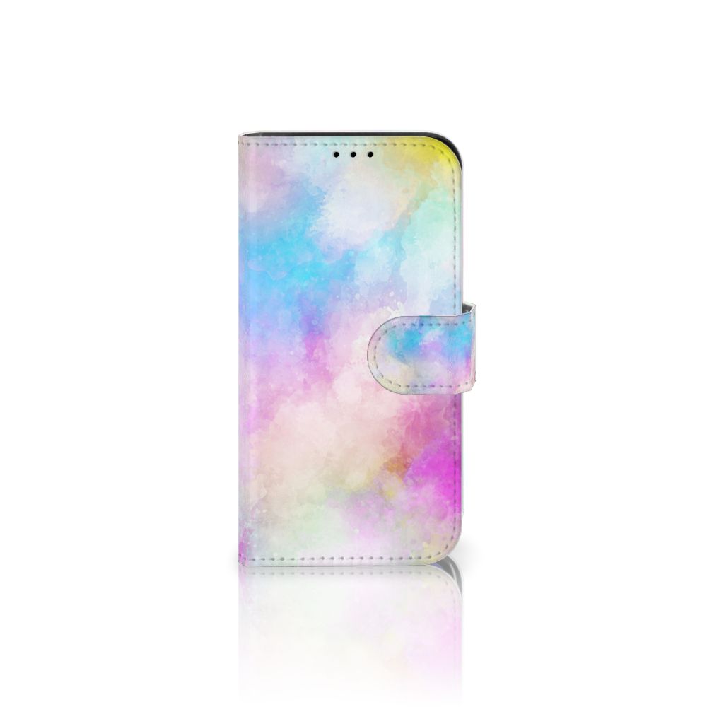 Hoesje iPhone 13 Mini Watercolor Light met pastelkleuren en unieke watercolor design.