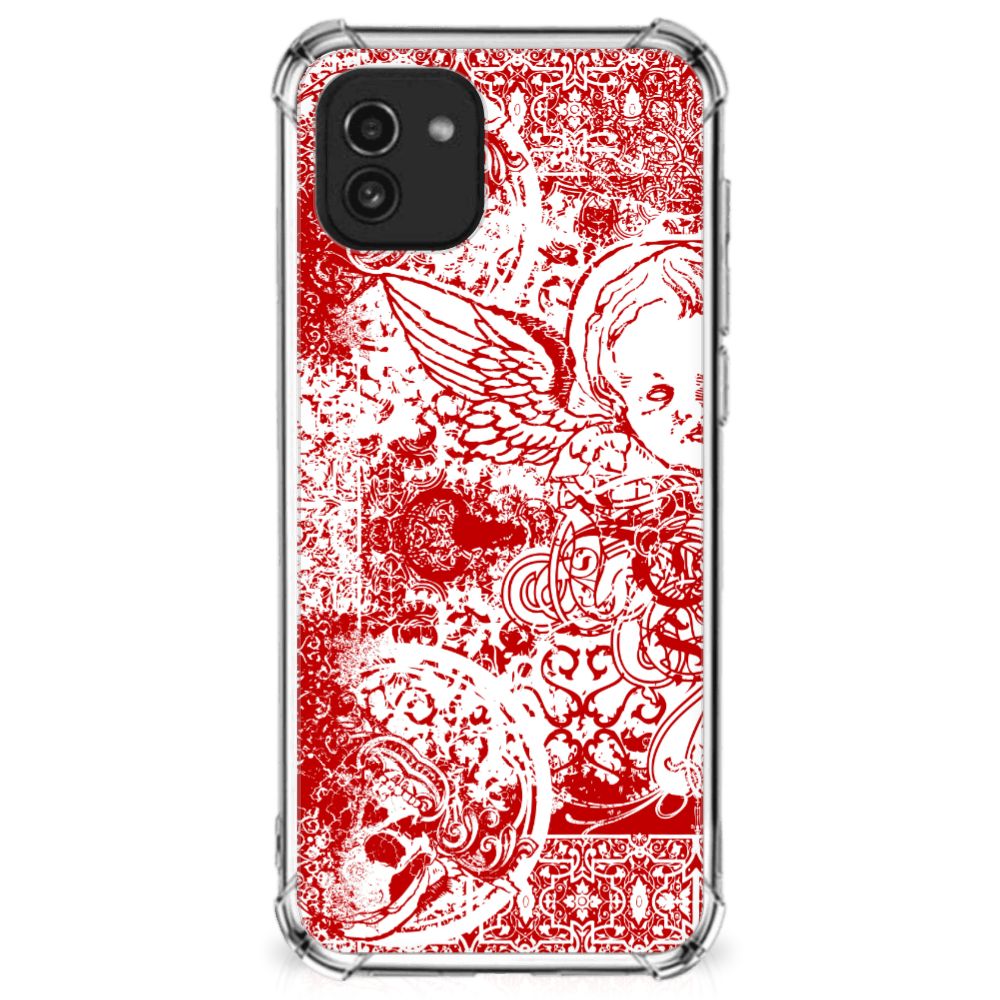 Extreme Case Samsung Galaxy A03 Angel Skull Rood B2C Telecom