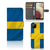Samsung Galaxy A12 Bookstyle Case Zweden