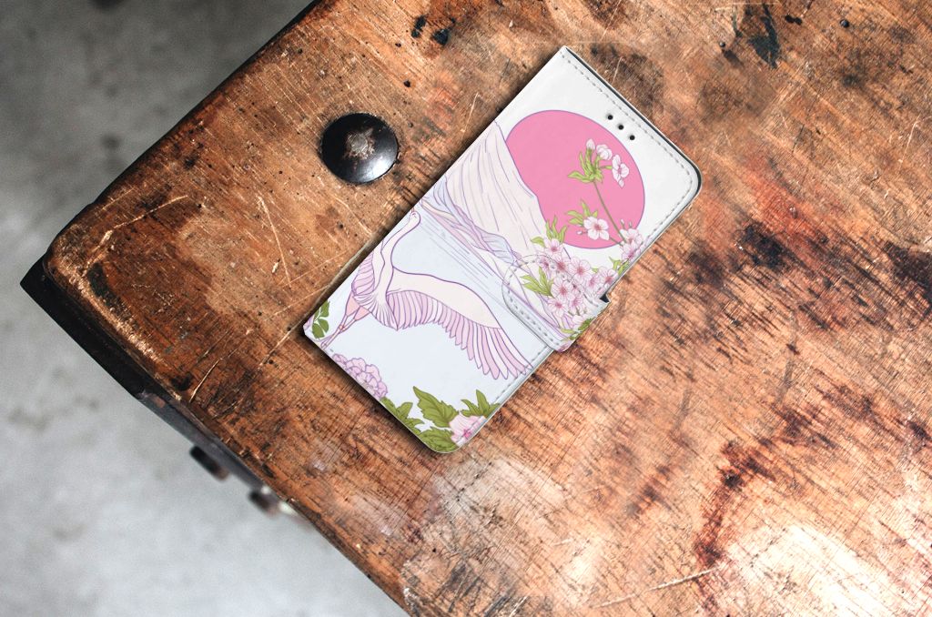 Huawei P10 Lite Telefoonhoesje met Pasjes Bird Standing