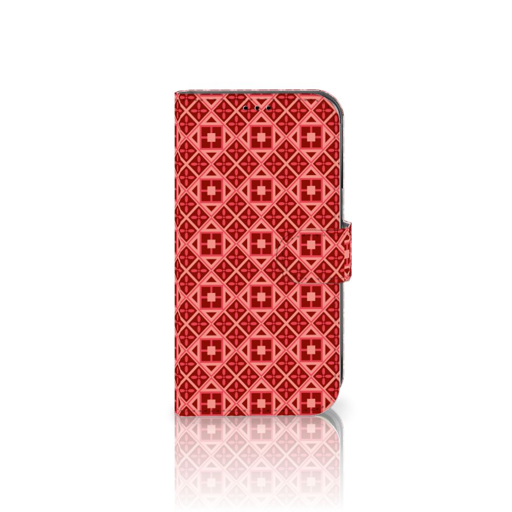 Apple iPhone 14 Telefoon Hoesje Batik Rood