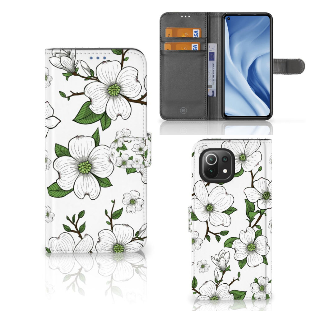 Xiaomi 11 Lite 5G NE | Mi 11 Lite Hoesje Dogwood Flowers