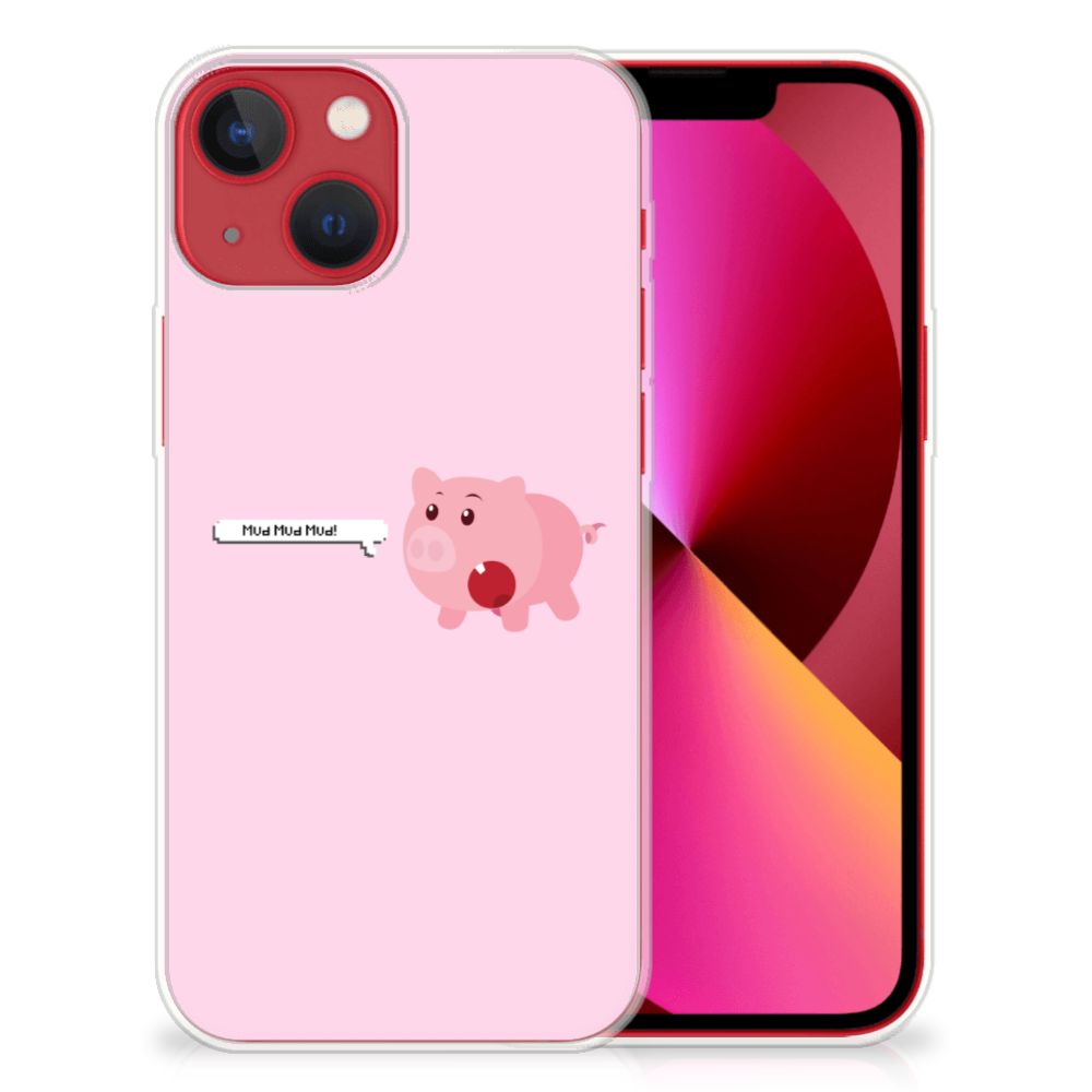 Apple iPhone 13 Telefoonhoesje met Naam Pig Mud B2C Telecom