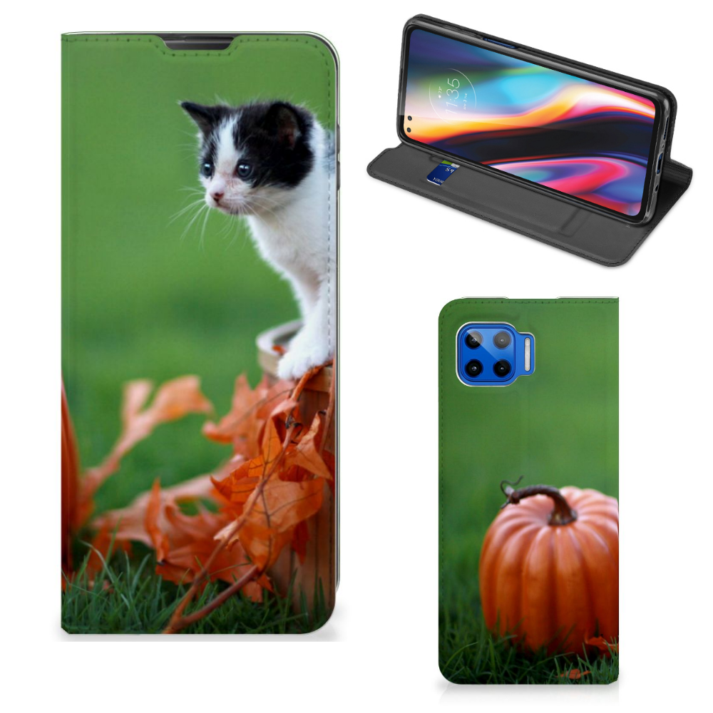 Motorola Moto G 5G Plus Hoesje maken Kitten - B2C Telecom