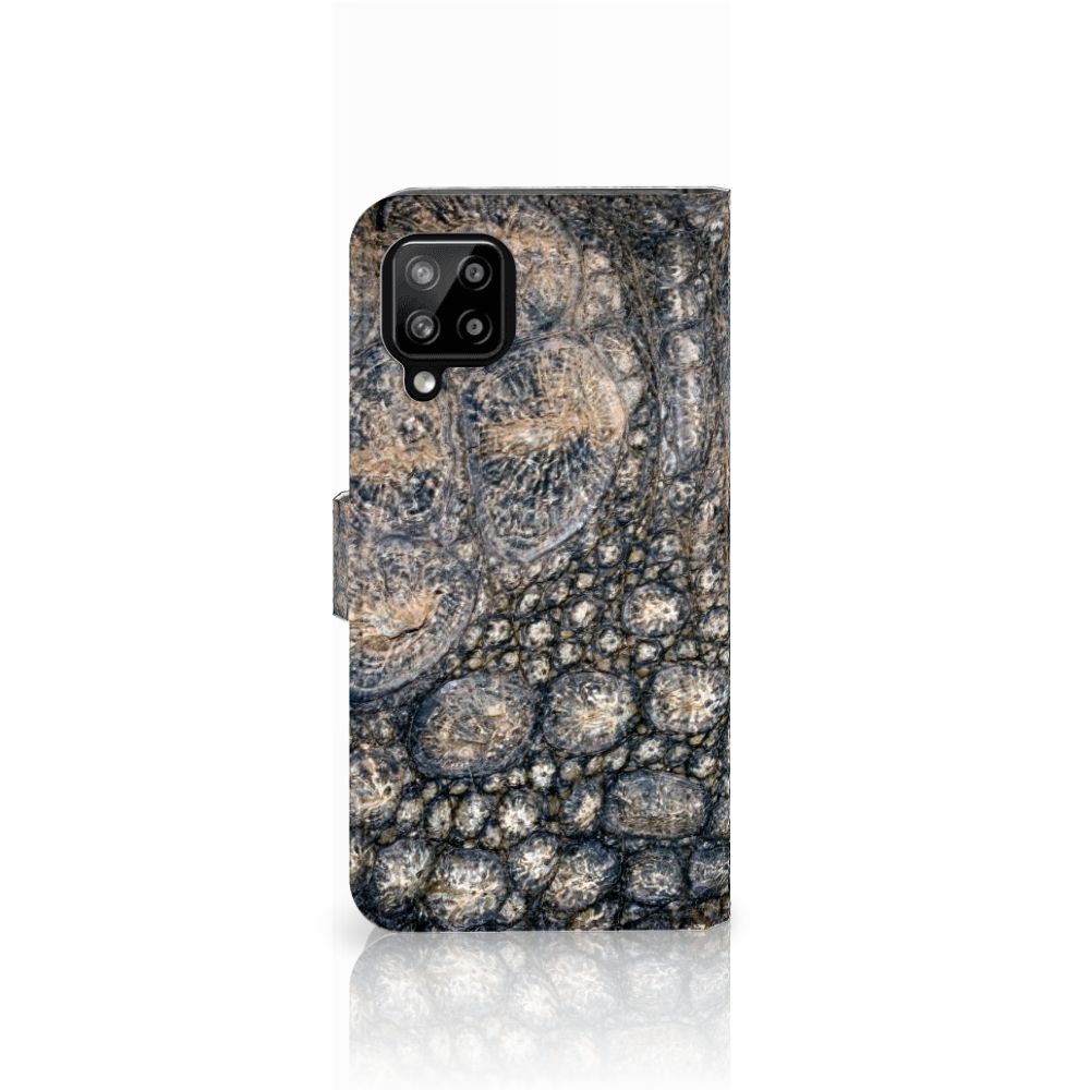 Samsung Galaxy A22 4G | M22 Telefoonhoesje met Pasjes Krokodillenprint