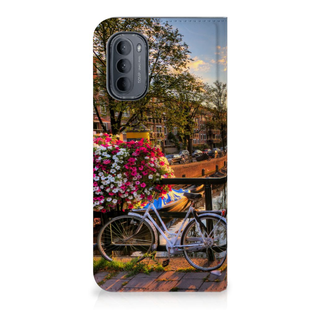 Motorola Moto G31 | G41 Book Cover Amsterdamse Grachten - B2C Telecom