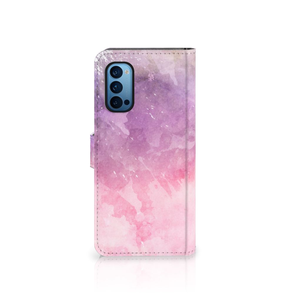 Hoesje OPPO Reno 4 Pro 5G Pink Purple Paint